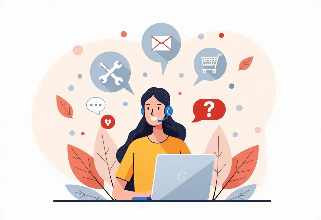 Illustration of a mobile app